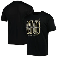 Men's New Era Black Orleans Saints Scrimmage T-Shirt