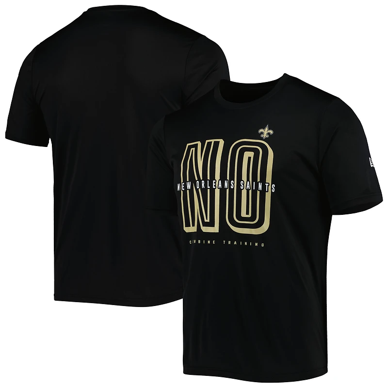 T-shirt New Era Orleans Saints Scrimmage noir pour homme