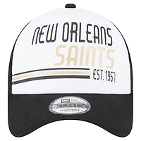NWC SAINT BLACK NWC FW23 NFL HOMME EMPILÉ 940 TRUCKER HATMENSTC