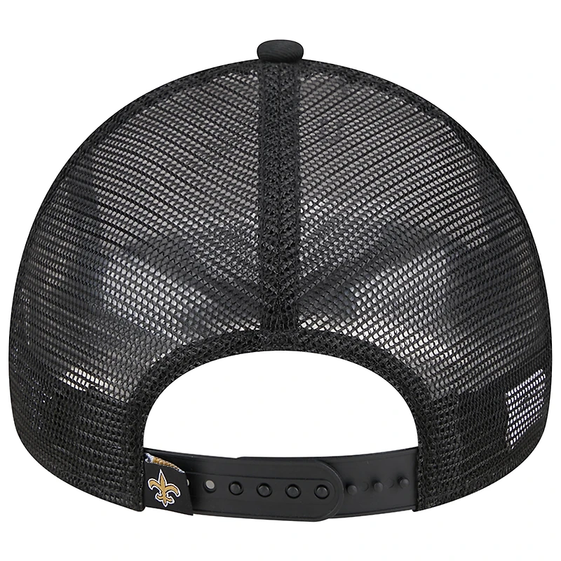 NWC SAINT BLACK NWC FW23 NFL HOMME EMPILÉ 940 TRUCKER HATMENSTC