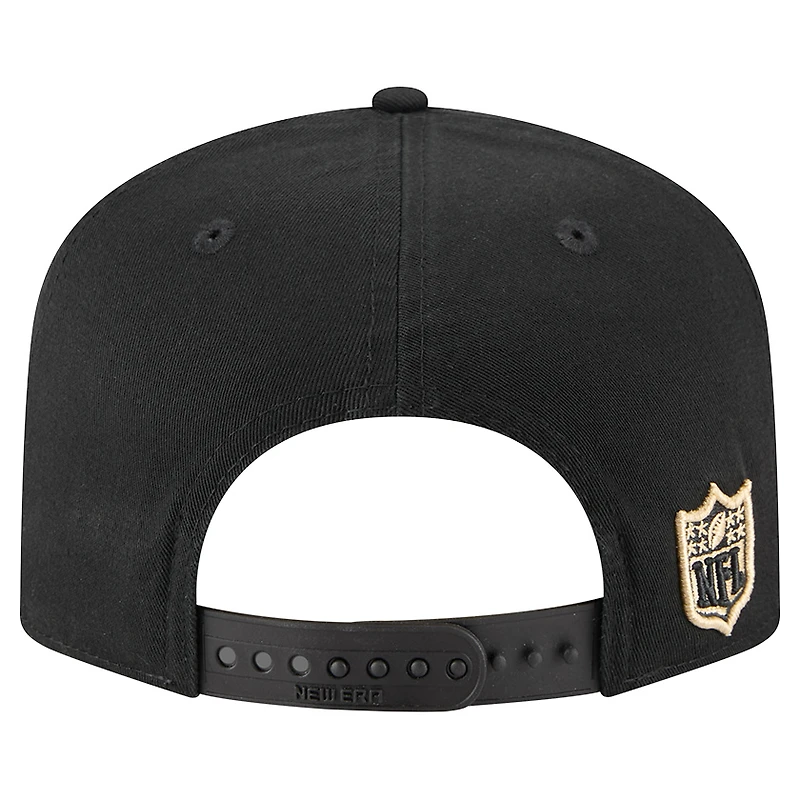 Casquette ajustable New Era noire New Orleans Saints Team 19TWENTY pour homme