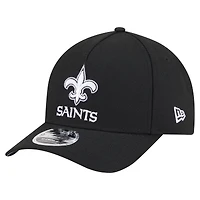 Men's New Era  Black New Orleans Saints Team Collection 9FORTY M-Crown A-Frame Adjustable Hat