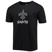 Men's New Era Black Orleans Saints Team Logo T-Shirt