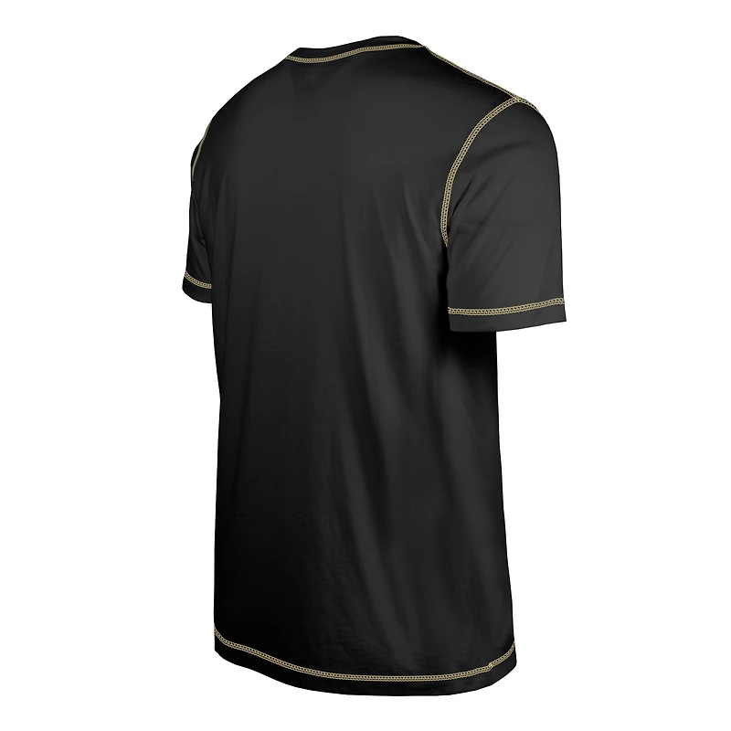T-shirt à imprimé Third Down Puff New Orleans Saints pour homme Era noir
