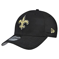 Men's New Era  Black Orleans Saints Tonal Camo 39THIRTY Stretch Fit Hat