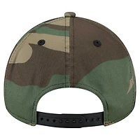 Casquette ajustable New Era Camo New Orleans Saints Mystic Camo A-Frame 9FORTY pour homme