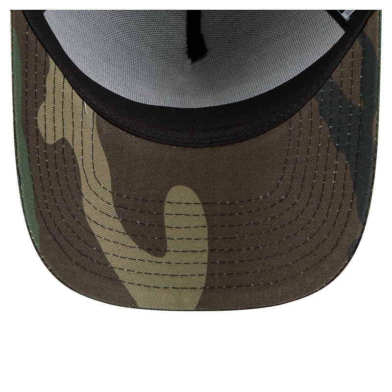 Men's New Era Camo New Orleans Saints Mystic Camo A-Frame 9FORTY Adjustable Hat