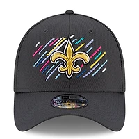 Men's New Era Charcoal Orleans Saints 2021 NFL Crucial Catch - 39THIRTY Flex Hat