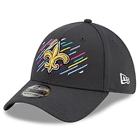 Men's New Era Charcoal Orleans Saints 2021 NFL Crucial Catch - 39THIRTY Flex Hat