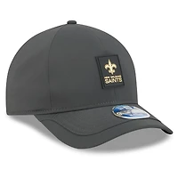 Men's New Era Charcoal New Orleans Saints 2025 Sideline Cold Weather 9FORTY M-Crown Adjustable Hat