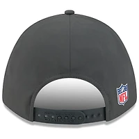 Casquette ajustable New Era 9FORTY M-Crown anthracite New Orleans Saints 2025 Sideline pour homme