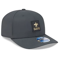 Men's New Era Charcoal New Orleans Saints 2025 Sideline Cold Weather 9SEVENTY Adjustable Hat