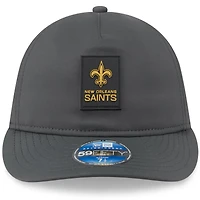 Casquette ajustée New Era 59FIFTY anthracite Orleans Saints 2025 Sideline Retro Crown pour homme
