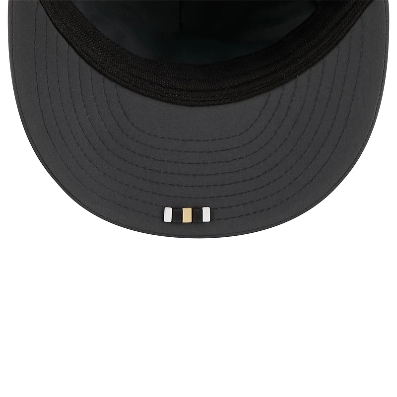 Casquette ajustée New Era 59FIFTY anthracite Orleans Saints 2025 Sideline Retro Crown pour homme