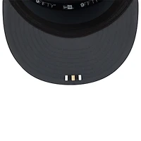 Men's New Era Charcoal New Orleans Saints 2025 Sideline Cold Weather Split Panel 9FIFTY Snapback Hat