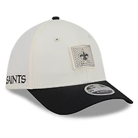 Men's New Era  Cream/Black Orleans Saints 2026 NFL Training Camp 39THIRTY Flex Hat