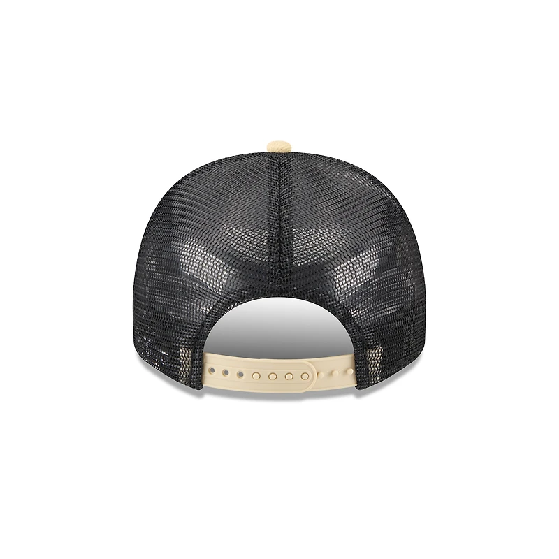 Casquette snapback New Era 9FIFTY Trucker crème/noire New Orleans Saints Banner pour homme