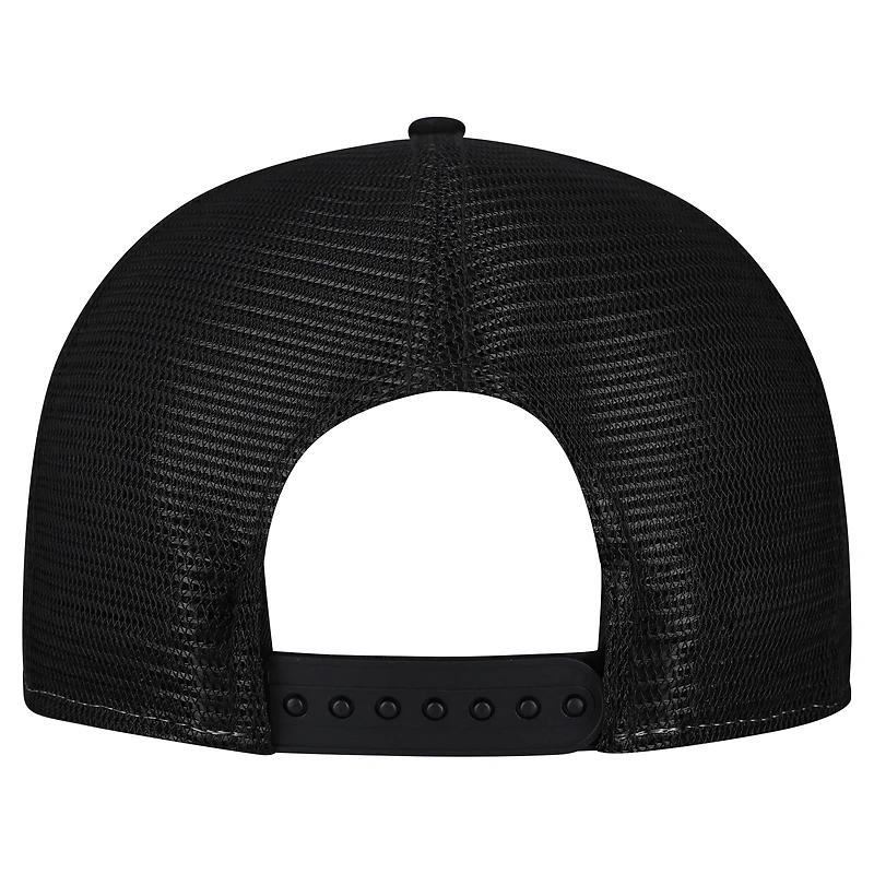 Casquette New Era 9FIFTY Snapback à découpes crème/noire New Orleans Saints pour homme