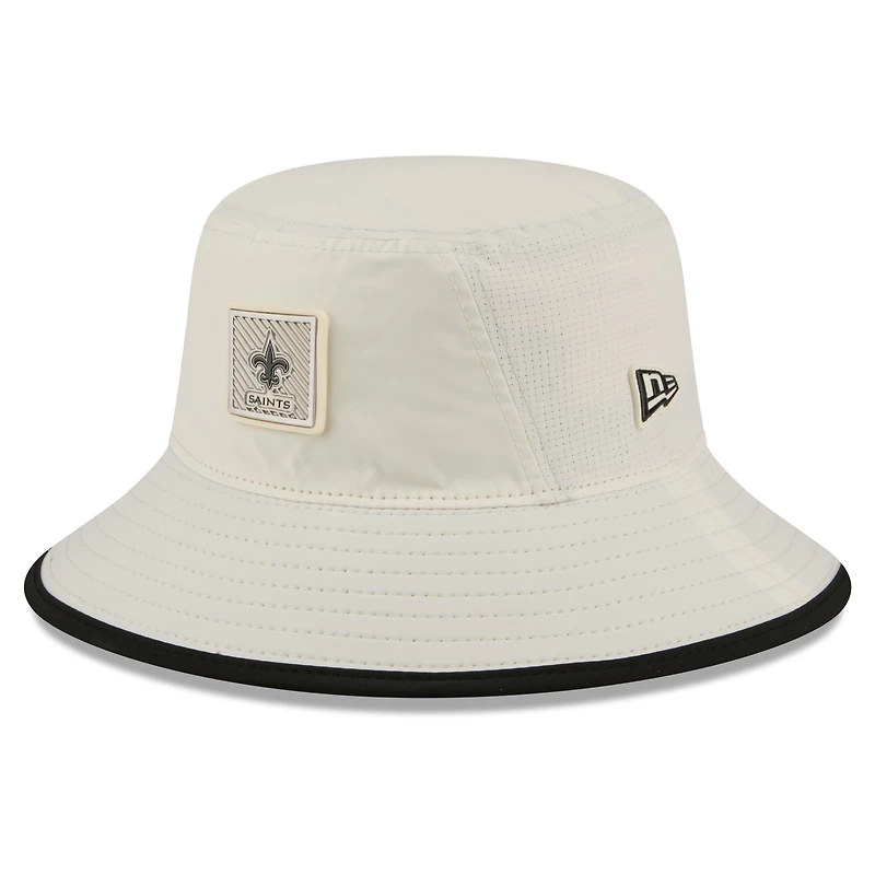 Men's New Era Cream New Orleans Saints 2026 NFL Training Camp Sport Bucket Hat