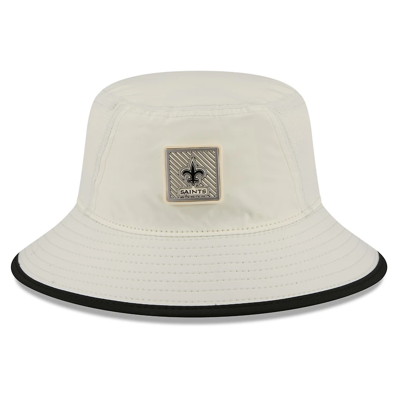 Men's New Era Cream New Orleans Saints 2026 NFL Training Camp Sport Bucket Hat