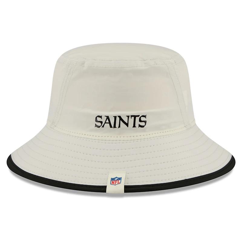 Men's New Era Cream New Orleans Saints 2026 NFL Training Camp Sport Bucket Hat