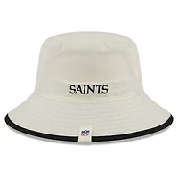 Men's New Era  Cream New Orleans Saints 2026 NFL Training Camp Sport Bucket Hat