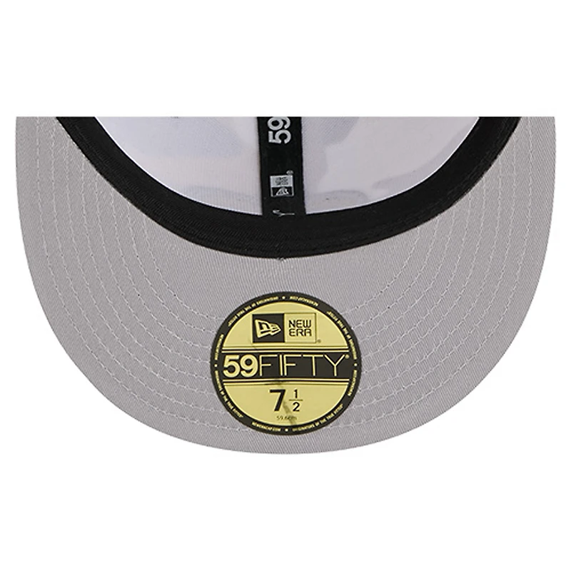 Casquette ajustée New Era 59FIFTY dorée/noire des Saints de la Nouvelle-Orléans pour homme