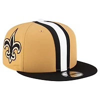 Casquette Snapback New Era Gold New Orleans Saints 9FIFTY pour homme