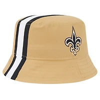 Men's New Era Gold Orleans Saints Helmet Bucket Hat