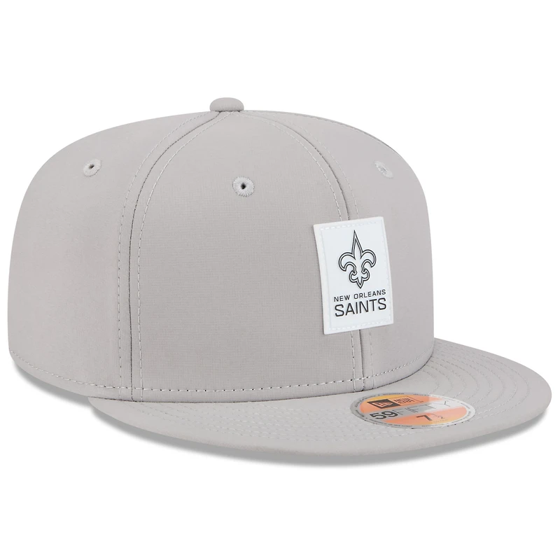 Men's New Era Gray Orleans Saints 2025 Sideline 59FIFTY Fitted Hat