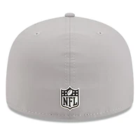 Casquette ajustée New Era grise Orleans Saints 2025 Sideline 59FIFTY pour homme