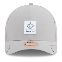 Men's New Era Gray New Orleans Saints 2025 Sideline  M-Crown 9FORTY Adjustable Hat