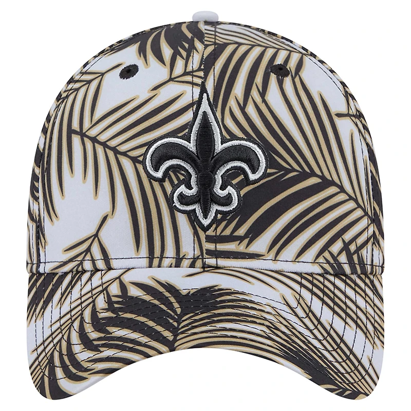 Casquette New Era 39THIRTY Flex grise Orleans Saints Palms pour homme