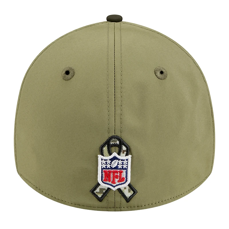 Men's New Era Green Orleans Saints 2025 Salute to Service 39THIRTY Flex Hat