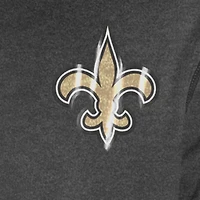 T-shirt New Era Heather Black Orleans Saints 2024 NFL Training Camp pour homme