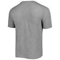 T-shirt authentique New Era pour homme, gris chiné, Orleans Saints Combine Red Zone