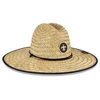 Chapeau de sauveteur en paille officiel New Era Natural New Orleans Saints NFL Entraînement Camp pour homme