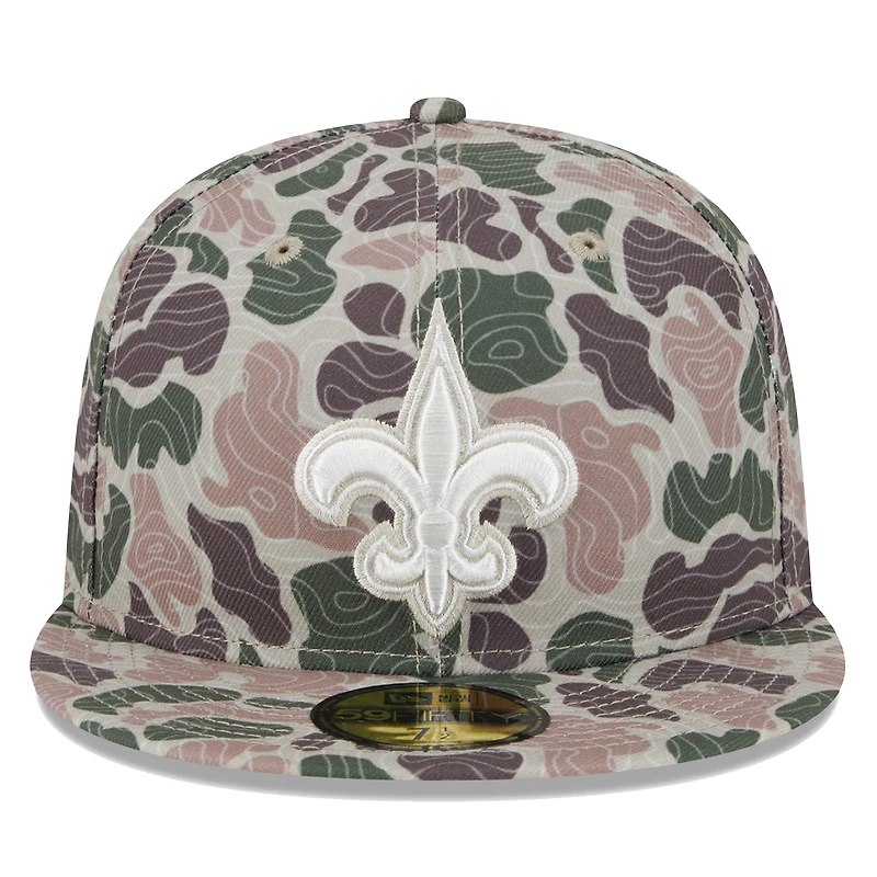 Men's New Era  Orleans Saints Geo Camo 59FIFTY Fitted Hat