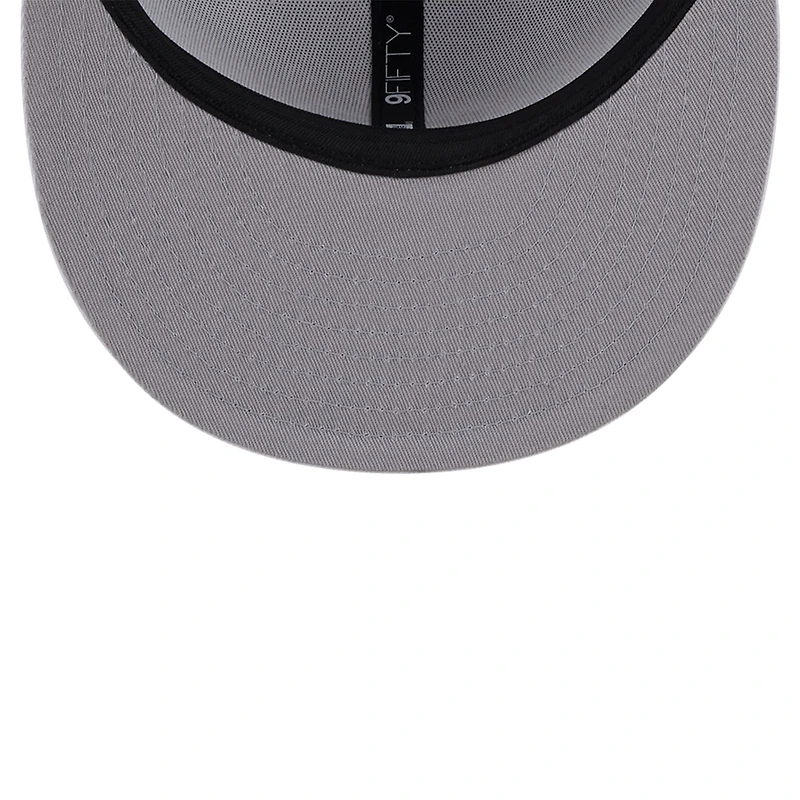 Casquette Snapback 9FIFTY New Era New Orleans Saints Main blanc sur blanc pour homme