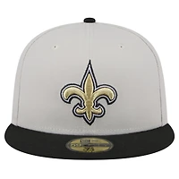 Casquette ajustée New Era Orleans Saints Stoney 59FIFTY pour hommes