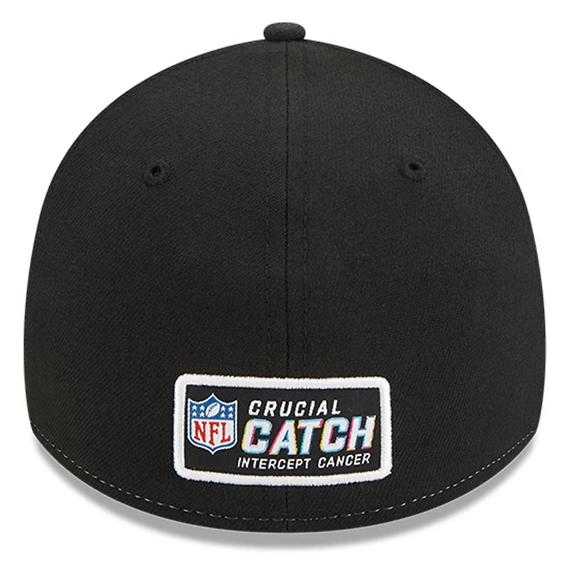 Casquette flexible New Era Orleans Saints 2023 NFL Crucial Catch 39THIRTY pour homme rose