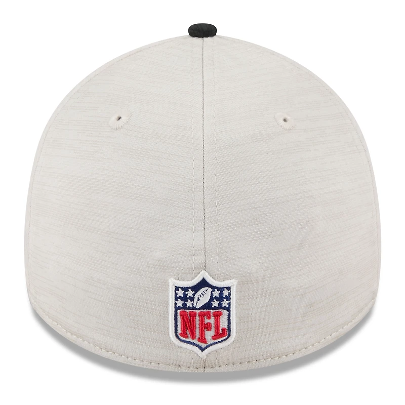 Men's New Era Stone/Black Orleans Saints 2024 Sideline Historic 39THIRTY Flex Hat