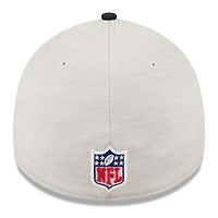 Men's New Era Stone/Black Orleans Saints 2024 Sideline Historic 39THIRTY Flex Hat