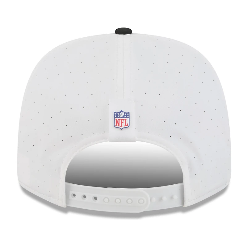Men's New Era  White/Black New Orleans Saints 2025 NFL Training Camp 9SEVENTY Adjustable Hat