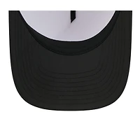 Casquette ajustable New Era 9FORTY pour homme, blanche/noire, camp d'entraînement NFL 2025 des Saints de la Nouvelle-Orléans