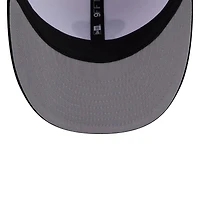 Casquette snapback New Era blanche et noire pour homme, New Orleans Saints, draft NFL 2026, pré-courbée 9FIFTY