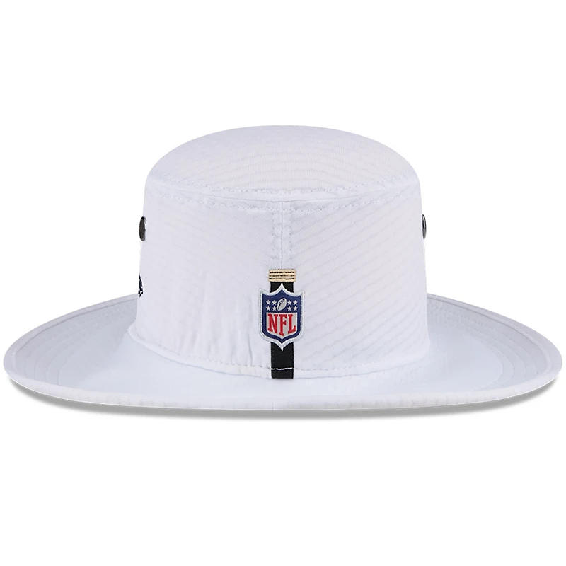 Men's New Era White New Orleans Saints 2024 NFL Training Camp Panama Bucket Hat