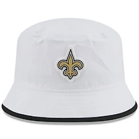 Men's New Era  White New Orleans Saints 2025 NFL Training Camp Stretch Bucket Hat