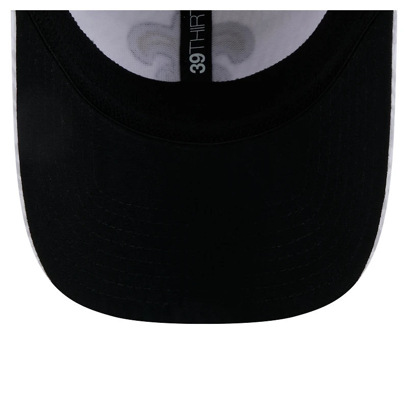 Casquette New Era blanche Orleans Saints Gameday Graded 39THIRTY Flex pour homme