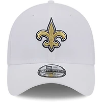 Casquette flexible principale 39THIRTY New Orleans Saints Era pour hommes, blanche